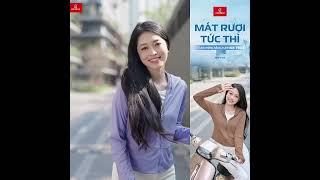 ☀️ Cardina x Á hậu Phương Nga | Áo Chống Nắng Ice Text 2 Lớp
