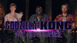 GODZILLA X KONG interviews Rebecca Hall, Brian Tyree Henry, Dan Stevens, Fala Chen, Adam Wingard 4K