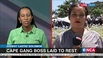 Cape gang boss laid to rest | Ernest 'Lastig' Solomon