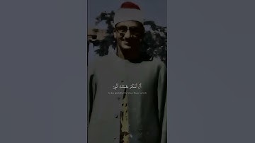 فَتَبَسَّمَ ضَاحِكٗا مِّن قَوۡلِهَا وَقَالَ رَبِّ أَوۡزِعۡنِيٓ | سورة النمل | محمد صديق المنشاوي