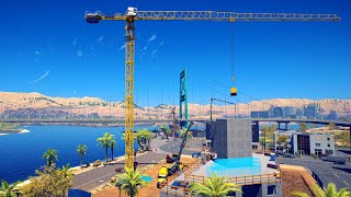 New Construction Simulator 2022 - Container Hotel (4/5) - USA Map 029 - Neuer Bau-Simulator