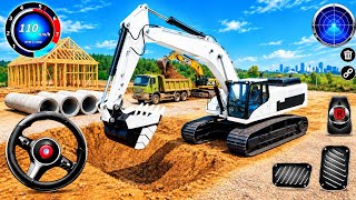 JCB City Road Construction Simulator 3D - City Construction Road Builder Simulator -Android Gameplay screenshot 2