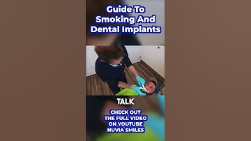 Smoking And Dental Implants? 🤔 What You NEED To Know 🫢 #shorts