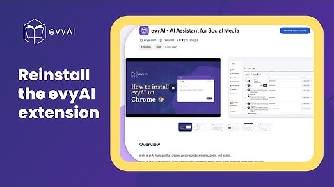 How to Troubleshoot & Reinstall the evyAI Chrome Extension