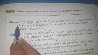 الانجليزية الثانية متوسط حل تمارين ص108.109task 1.2.4