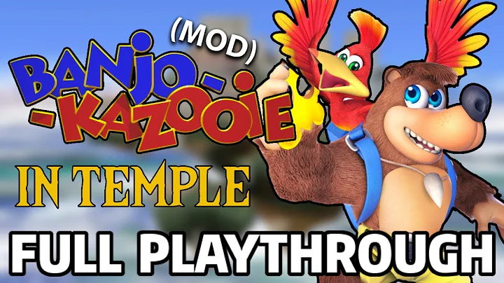 Melee's Temple Level in Banjo-Kazooie! (N64 Mod) [Full Playthrough]