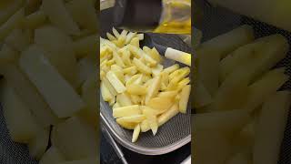 Homemade frozen chips- so easy to make at home, save on food waste