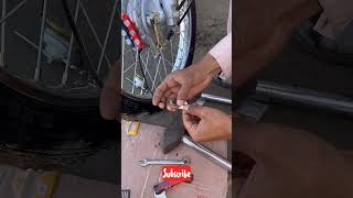 Bike Me Double LED Light Lagayi 😱💡|| Amazing Bike Lightin...