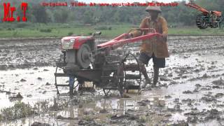 Quick Two Wheel Hand Tractor G1000 Boxer Plowing Mud