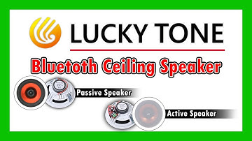Rimless Bluetooth Ceiling Speaker (In Pair) - Lucky Tone