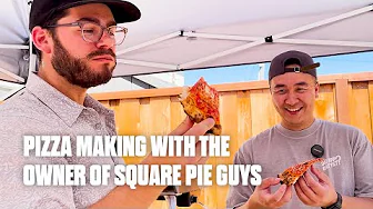 Pizza Making with Square Pie Guys Owner, Marc Schechter - In The Kitchen | Did You Eat Yet?