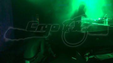 How a Co2 Cryo Blaster Gun for Nightclubs from CryoFX looks like in action