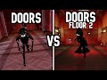 DOORS SEEK CHASE VS DOORS FLOOR 2 SEEK CHASE (DOORS Comparison)