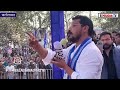 Bade Bhaiya Chandra Shekhar Azad ji ke sath stage program khalilabad me 💙💙💙