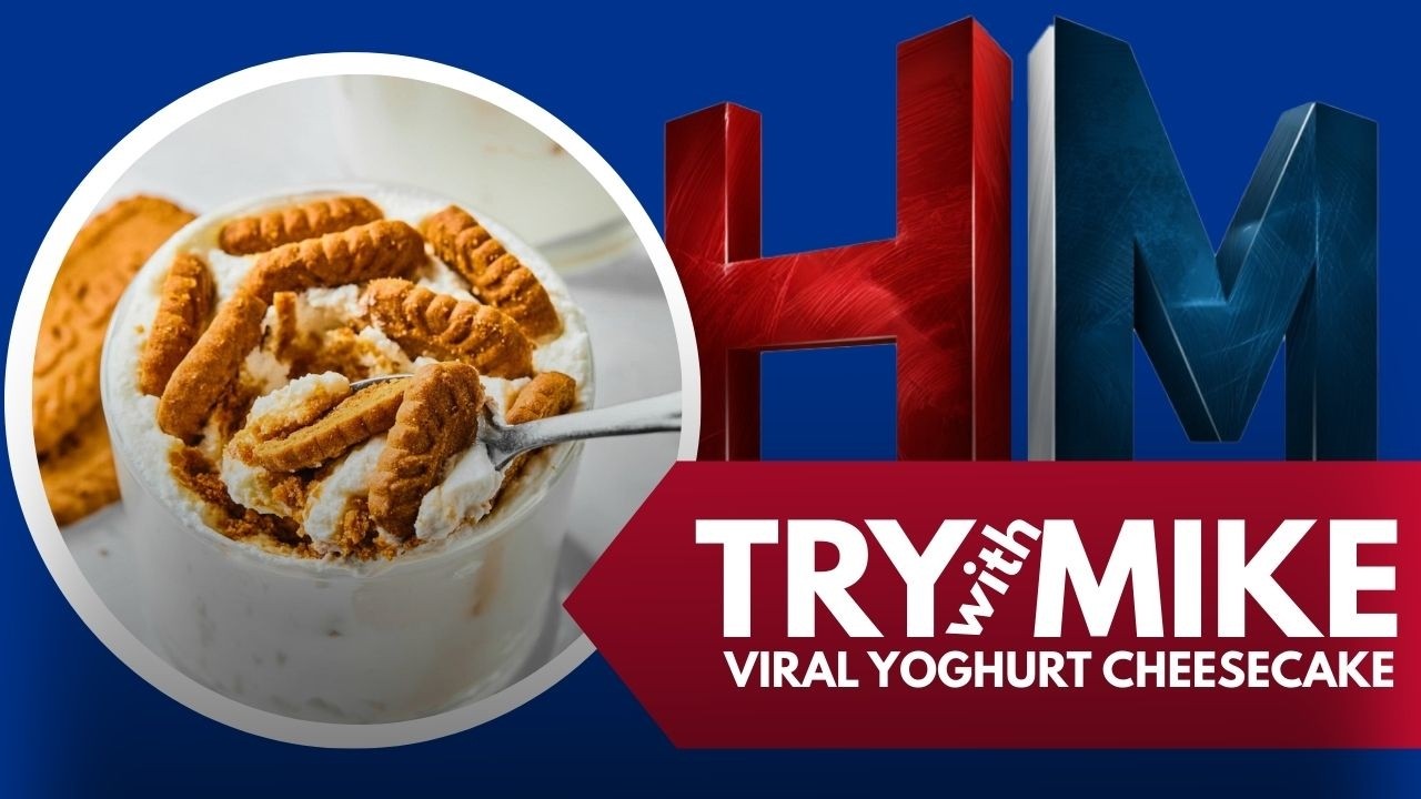 Trying the Viral Yoghurt Cheesecake