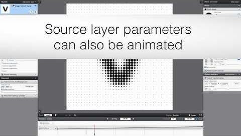 Animating halftone effects using the timeline in Vectoraster 8