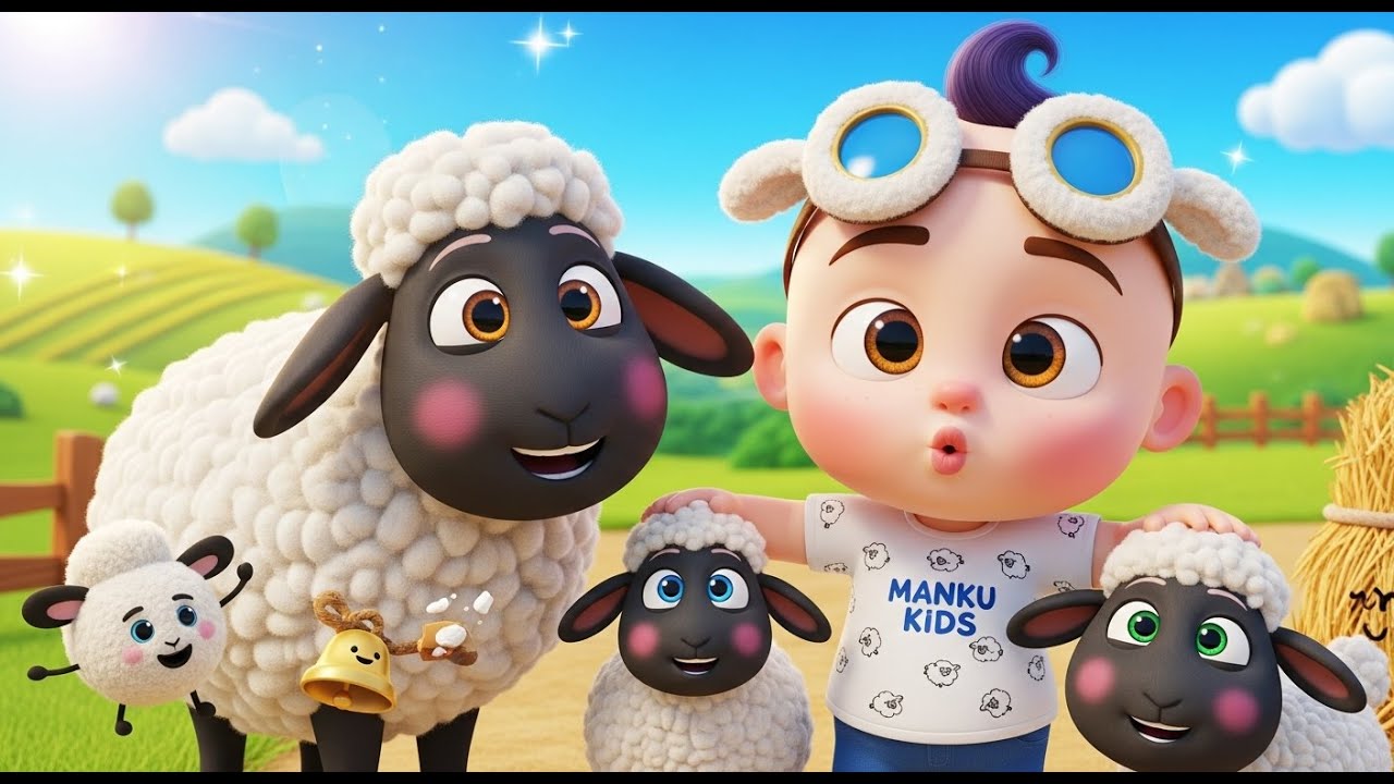 Baba Video Baa Baa Black Sheep | 3D Video for Kids - YouTube