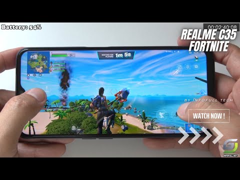 Realme C35 Fortnite Gameplay