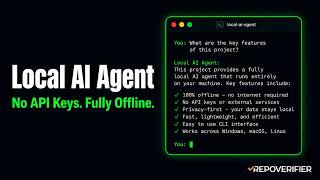 I built a local AI that reads my own files — no API keys, runs completely offline
