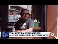 Texas lifts mask mandate, allows businesses to open 100%