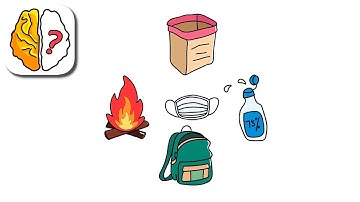 Brain Out Virus Level 9 How to deal with the mask after use Walkthrough