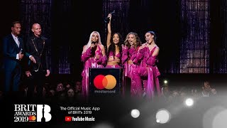 'Woman Like Me' by Little Mix wins British Artist Video of the Year | The BRIT Awards 2019