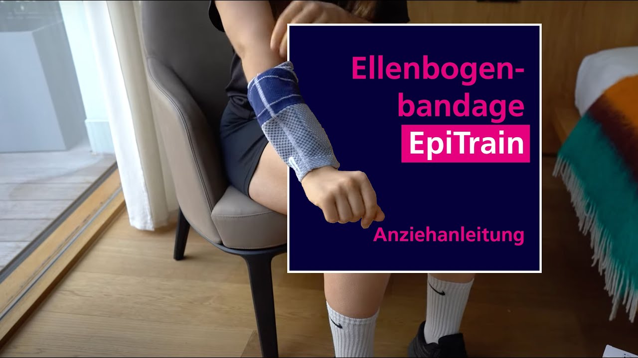 Ellenbogenbandage EpiTrain | Anziehanleitung