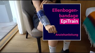 Ellenbogenbandage Epitrain Anziehanleitung