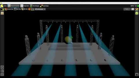 QLC+ 5 Alpha 3 - 3D Preview