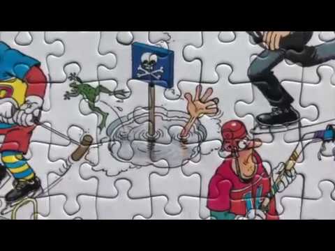 boeket Specifiek Vertrappen Puzzel 1000 Stukjes Jan van Haasteren 'IJshockey' terugkerend of vaste  element 'De Handjes' - YouTube