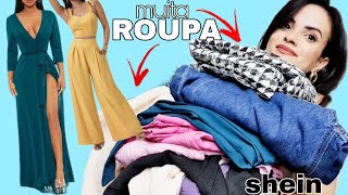 OLHA quanta ROUPA: Calças, vestidos, conjuntos com calça e saia, blusas e sapatos MUITA ROUPA SHEIN