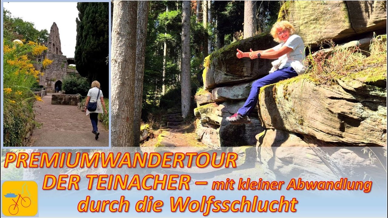 Premiumwandertour - Der Teinacher - mit kleiner Abwandlung durch die Wolfschlucht