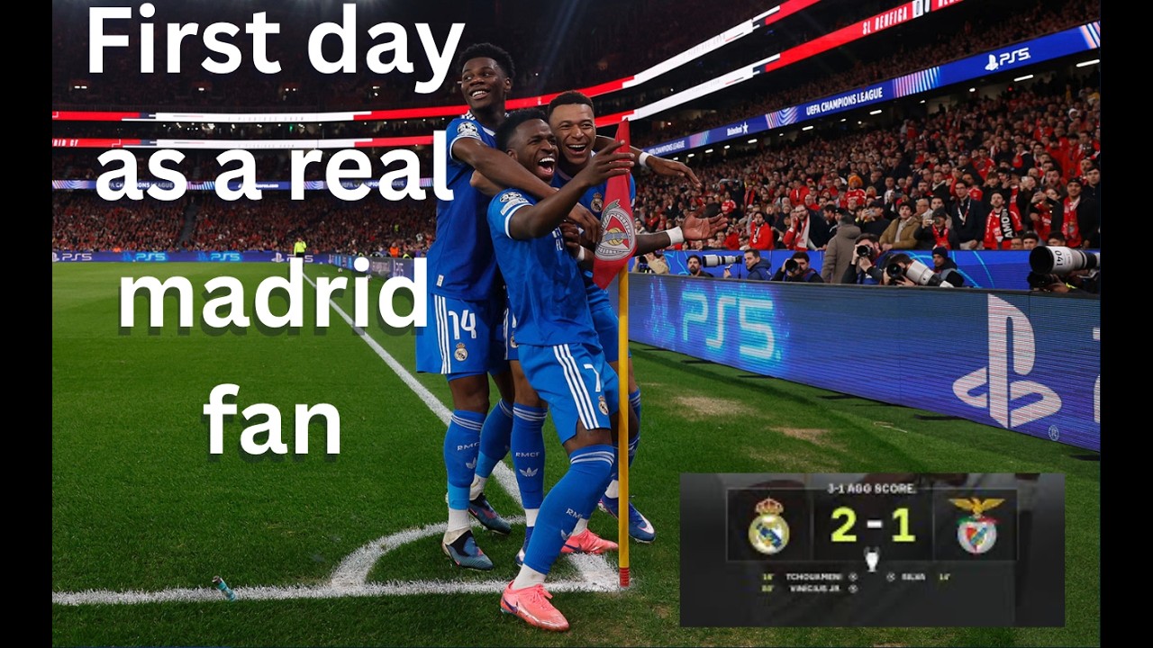 First day as a Real madrid fan!!!