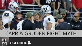 The latest oakland raiders news is out and truth being shined on jon
gruden derek carr’s fight from this past week. former head coach tom
...