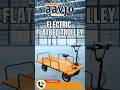 Electric Flatbed Trolley | Battery Operated Material Handling Equipment for Warehouse &amp; Factory