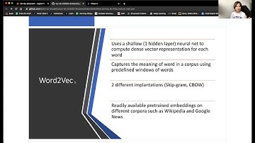 Topic 39a: Deep NLP (Word Embeddings and Topic Modeling)
