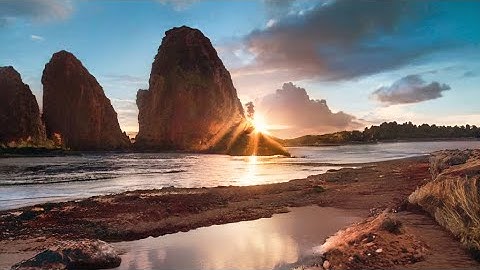 Realistic Landscapes with AI (NVIDIA Canvas)