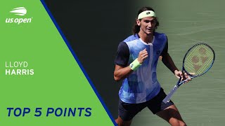 Lloyd Harris | Top 5 Points | 2021 US Open