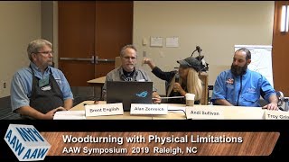 AAW 2019 Woodturning with Physical Limitations panel