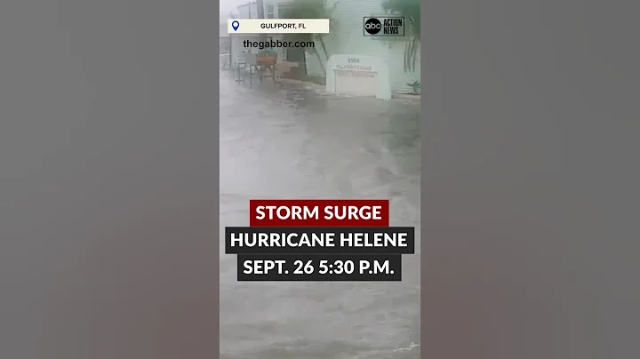 Video from Pinellas County shows storm surge impact from Hurricane Helene.
