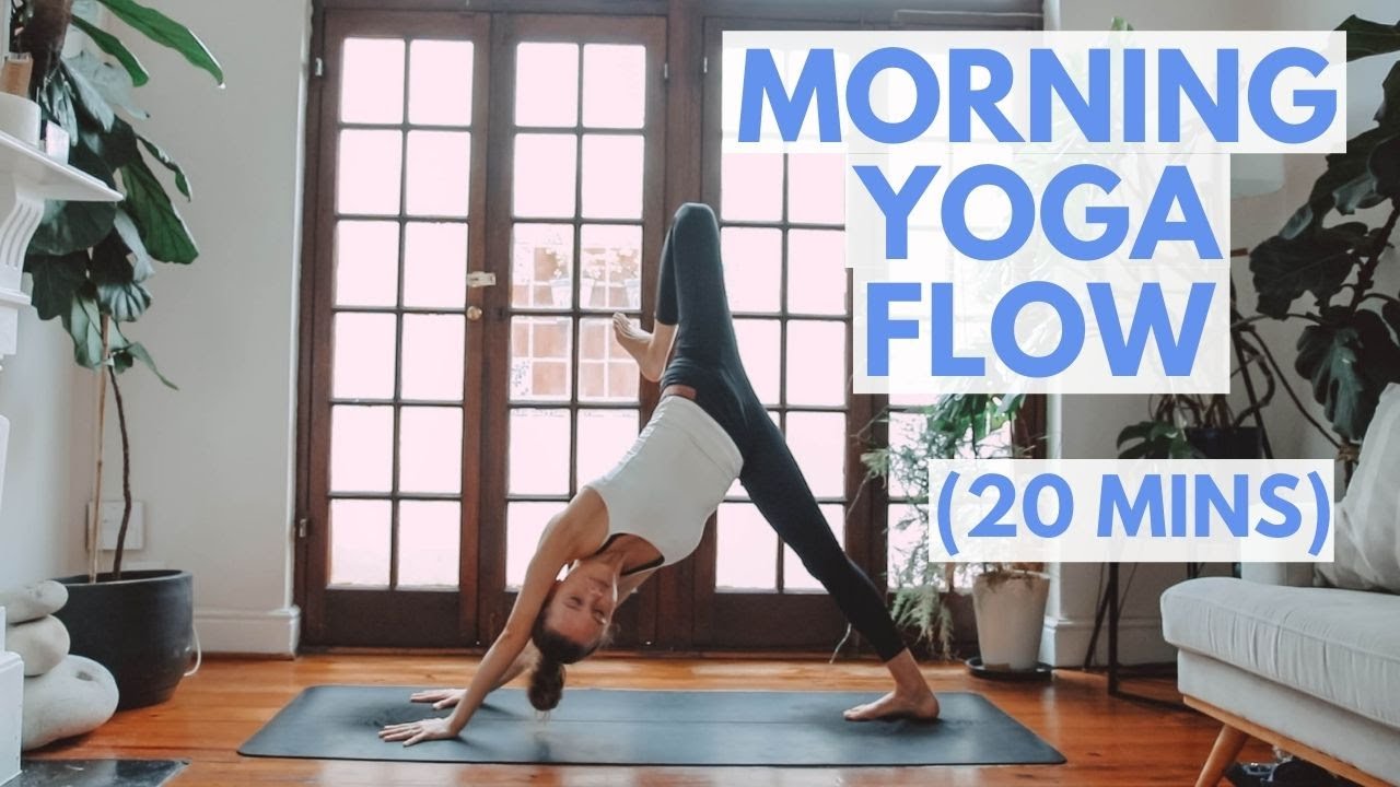 20 Min MORNING YOGA FLOW: Full Body Stretch to Wake Up (All Levels ...