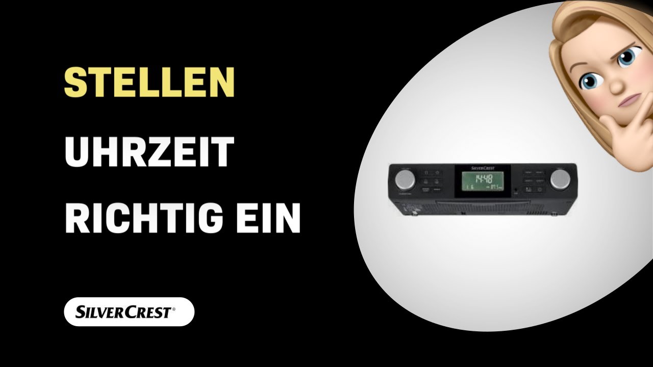 Hartz 4 überweisung Uhrzeit Sparkasse 2021 Anleitung: Die Uhrzeit richtig einstellen für SilverCrest SKR 800 C3
