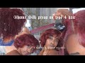 Detailed @home Silk Press on my type 4 hair …that poofs