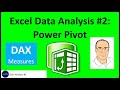 Excel Data Analysis Class 02: Power Pivot, DAX Formulas, Relationships, Data Modeling & Much More!