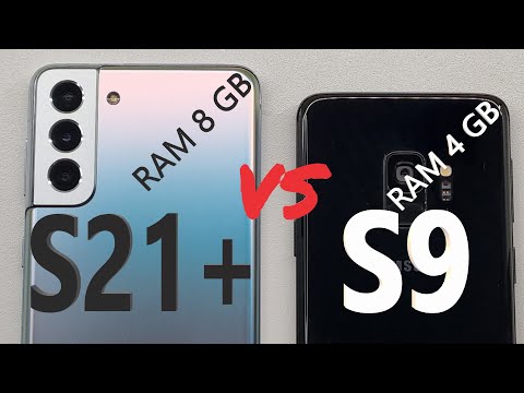 Samsung Galaxy S21+ 5G vs Samsung Galaxy S9 - SPEED TEST + multitasking - Which is faster!?