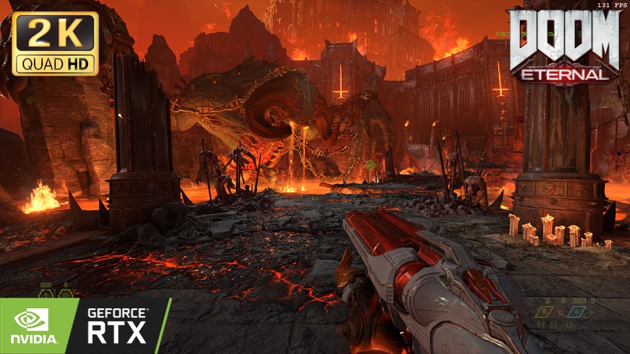 DOOM Eternal RAY TRACING | RTX 2080Ti + i9 9900K | 2K/60FPS |