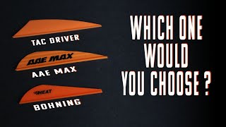 Which Arrow Vane is BEST? Comparing the MOST POPULAR vanes on the MARKET! [ AAE, Bohning, TAC ]