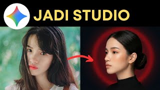 Cara MEMBUAT Efek Potret Studio dengan Lingkaran Merah di Gemini AI screenshot 2