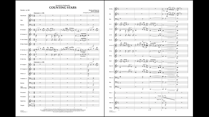 Counting Stars by Ryan Tedder/arr. Sean O'Loughlin