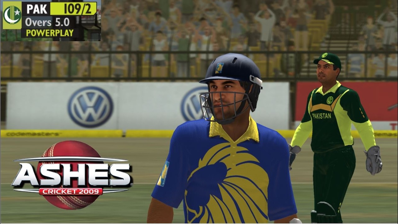 Pakistan vs Sri Lanka, Ashes Cricket 2009, Aggressive Batting and Bowling, PC Gameplay #cricket